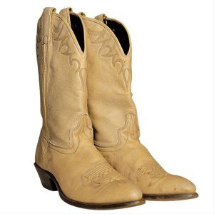 Vintage Tan Cowgirl 90s Laredo Western Boots M: 8.5 | W: 9.5